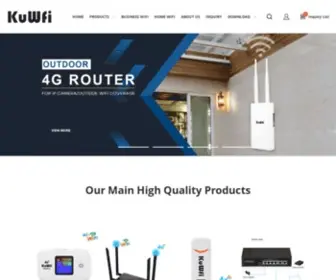 Kuwfi.com(KuWFi Smart Wireless network) Screenshot
