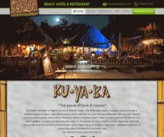 Kuyaba.com(Kuyaba Hotel and Restaurant) Screenshot