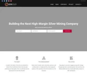 Kuyasilver.com(Kuya Silver Corp Building the Next High) Screenshot