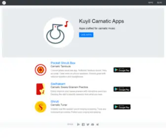 Kuyil.org(Kuyil Carnatic Apps Kuyil Carnatic Apps) Screenshot