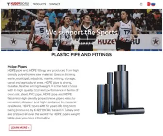 Kuzeyborugroup.com(Plastic Pipes and Fittings Manufacturer) Screenshot