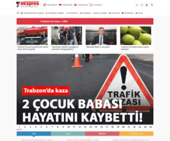 Kuzeyekspres.com.tr(Trabzon Haber Kuzey Ekspres) Screenshot