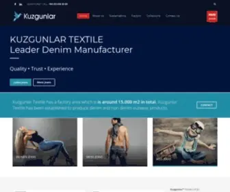 Kuzgunlar.com.tr(Denim Manufacturer) Screenshot