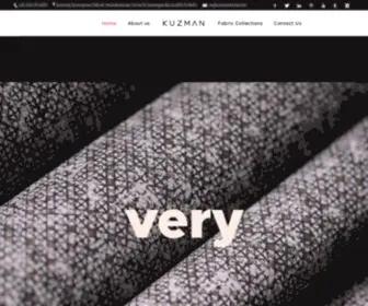 Kuzmantextile.com(KUZMAN Textile) Screenshot