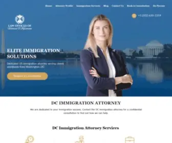 Kuzminalaw.com(DC immigration attorney) Screenshot