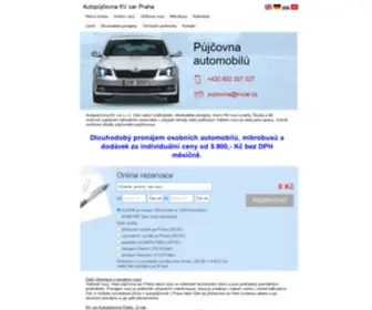 KV-Car.cz(Autopujcovna) Screenshot
