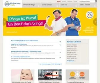 KV-Keoa.de(Klinikverbund Allgäu ) Screenshot