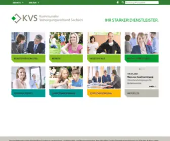 KV-Sachsen.de(Kommunaler Versorgungsverband Sachsen) Screenshot