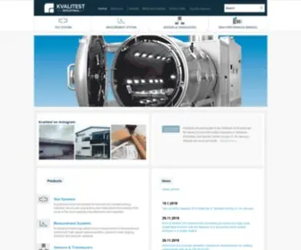 Kvalitest.com(Climatic test chambers) Screenshot
