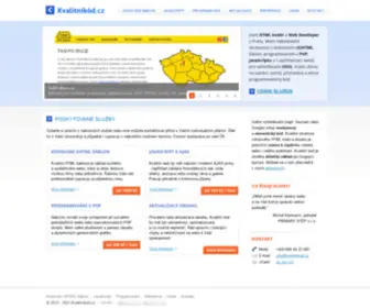 Kvalitnikod.cz(Jsem kvalitní HTML kodér a Web Developer z Prahy. Nabízím kódování (X)) Screenshot