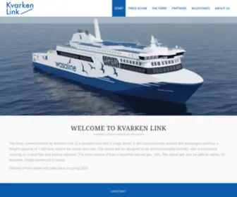 Kvarkenlink.com(Kvarken Link) Screenshot