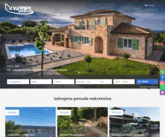 Kvarner-Imobilije.hr(Kvarner imobilije) Screenshot