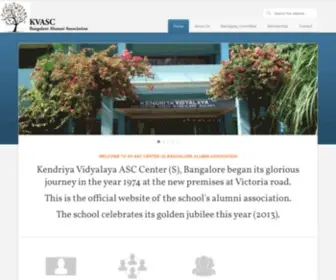 Kvascblralumni.org(KVASC Bangalore) Screenshot