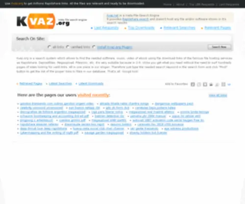 Kvaz.org(Kvaz) Screenshot