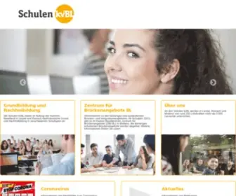 KVBL.ch(Das Bildungszentrum kvBL) Screenshot