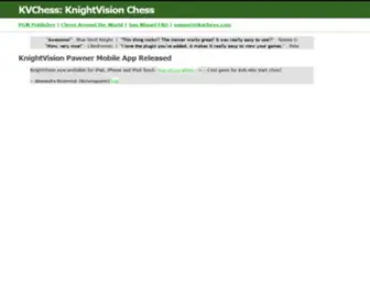 KVchess.com(KnightVision Chess) Screenshot