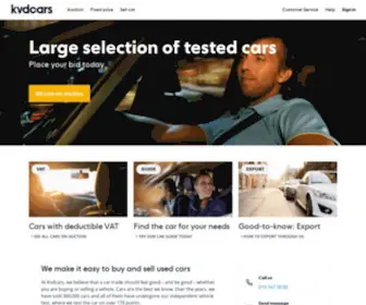 KVdcars.com(Car Auctions Online at Kvdcars) Screenshot