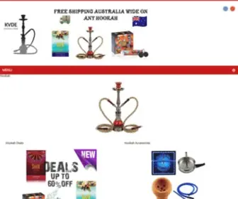 Kvde.com.au(Australia No.1 Shisha Store) Screenshot