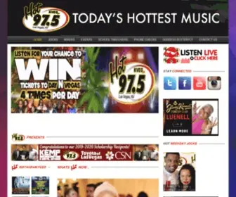 Kvegas.com(Hot 97.5 KVEG Las Vegas) Screenshot