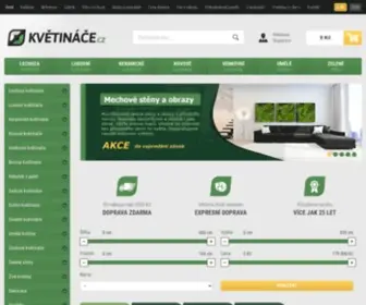 Kvetinace.cz(Květináče do interiérů a exteriérů) Screenshot