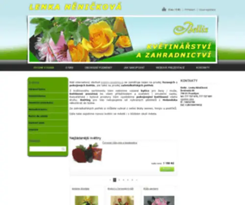 Kvetiny-Prostejov.cz(Zahradnictví) Screenshot