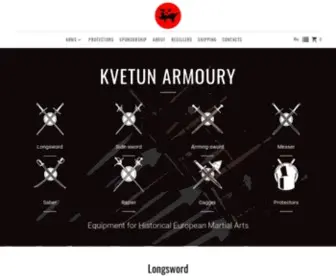 Kvetun-Armoury.com(Kvetun Armoury) Screenshot