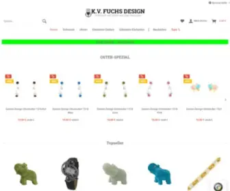 Kvfuchs-Design.de(Schmuck und Uhren Online Shop) Screenshot