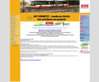 KVG-Zittau.de(ÖPNV) Screenshot