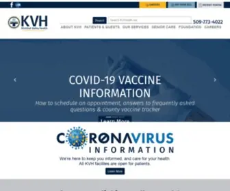 Kvhealth.net(Klickitat Valley Health) Screenshot