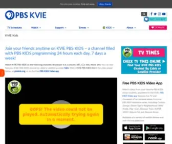 Kviekids.com(A Place for KVIE kids to learn) Screenshot