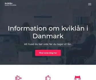 Kviklan.org(Kviklån) Screenshot