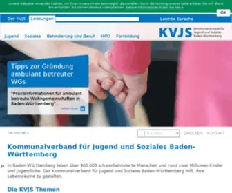 KVJS.de(Kommunalverband für Jugend und Soziales Baden) Screenshot