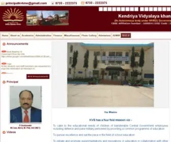 KVkhandwa.org(Kendriya Vidyalaya khandwa) Screenshot