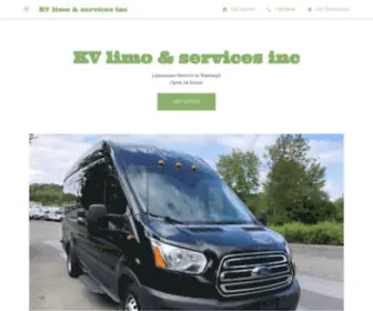 Kvlimoservicesinc.com(KV limo & services inc) Screenshot