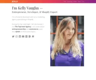 KVLLY.com(Kelly Vaughn) Screenshot