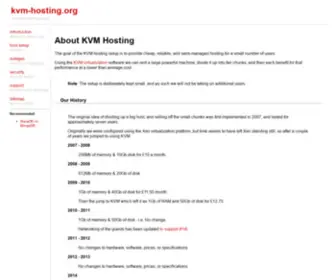 KVM-Hosting.org(KVM Hosting) Screenshot