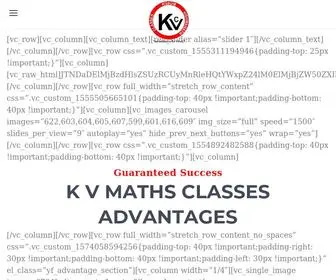 Kvmathsclasses.com(Government Job Factory) Screenshot