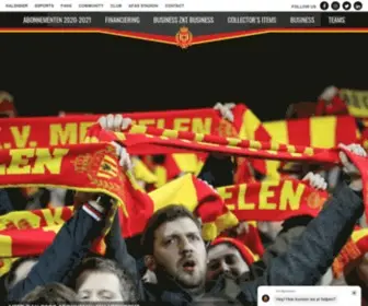 Kvmechelen.be(KV Mechelen) Screenshot