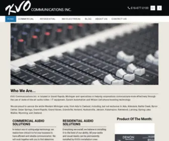 Kvoav.com(KVO Communications) Screenshot