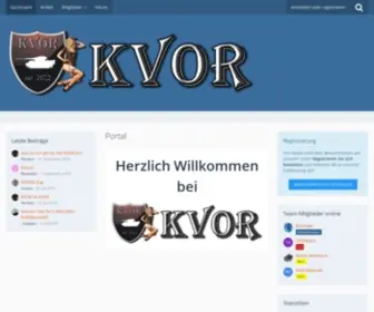 Kvor.net(Portal) Screenshot