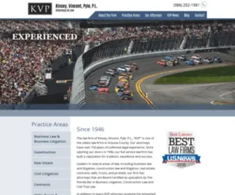 KVplaw.com(Daytona Beach Construction Law Firm) Screenshot