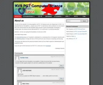 KVSPGTCS.org(Lets make things better) Screenshot