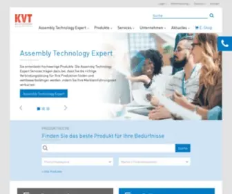 KVT-Fastening.at(KVT-Fastening GmbH Österreich) Screenshot