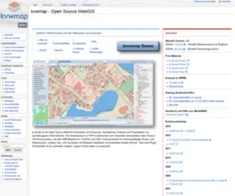 KVwmap.de(Open Source WebGIS) Screenshot