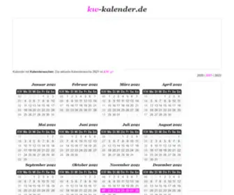 KW-Kalender.de(Kalender mit Kalenderwoche 2014) Screenshot