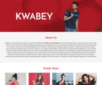 Kwabey.com(Online Clothing Store For Men And Women) Screenshot