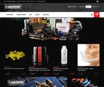 Kwadron.com(Kwadron Tattoo Needles and Supplies) Screenshot