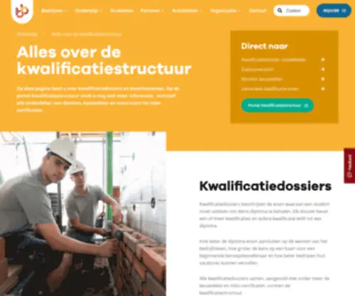 Kwalificatiesmbo.nl(Alles over de kwalificatiestructuur) Screenshot