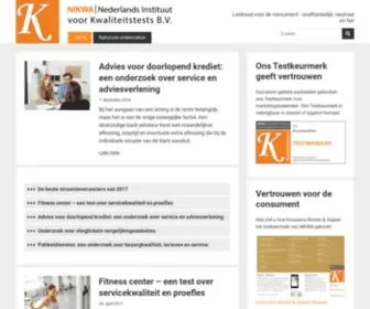 Kwaliteitstest.nl(De domeinnaam) Screenshot