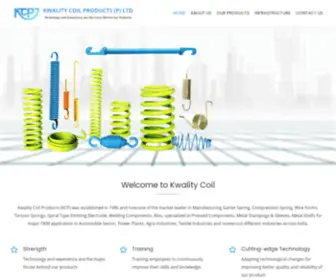 Kwalitycoil.com(Kwality Coil Products (P) LTD) Screenshot